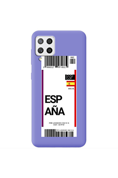 Other Samsung A42 5G Espana Arrival Purple Colored Silicone TPU Θήκη