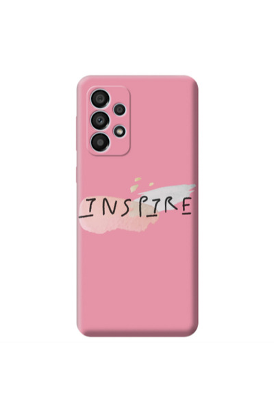 Other Samsung A33 Inspire Pink Colored Silicone TPU Θήκη