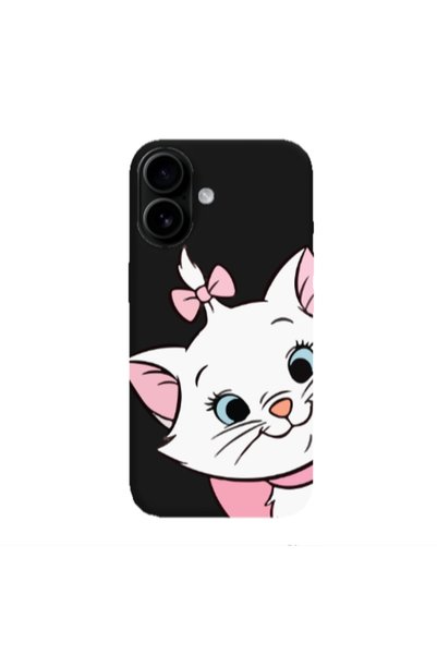 Other Apple Iphone 16 plus I am here Black Colored Silicone TPU Θήκη