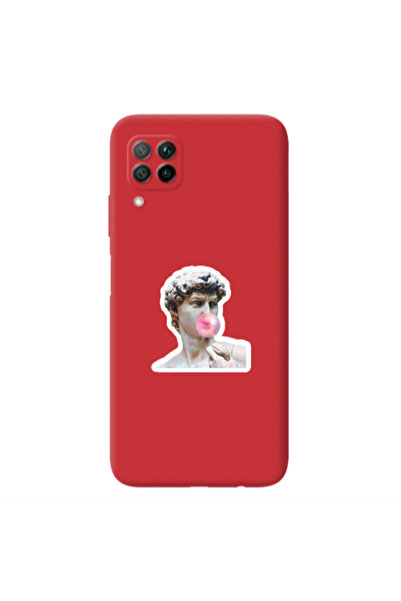 Other Huawei P40 Lite Bubble Red Colored Silicone TPU Θήκη