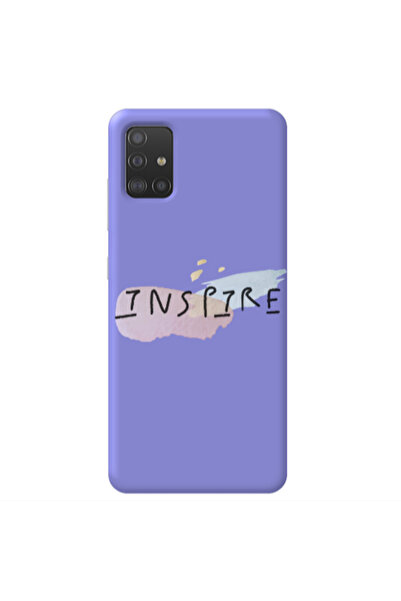 Other Samsung A71 Inspire Purple Colored Silicone TPU Θήκη