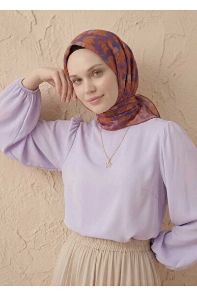 SILKHOME EŞARP FLORAL DESEN PAMUK EŞARP