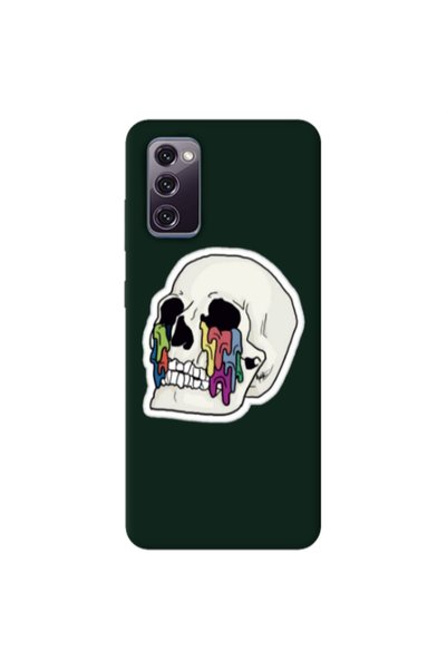 Other Samsung S20 FE Skull Dark Green Colored Silicone TPU Θήκη