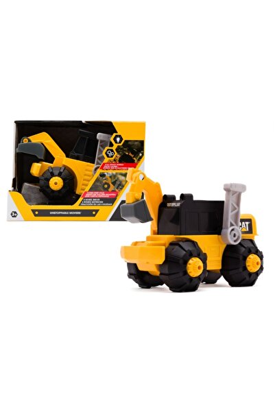 Cat Excavator de jucarie cu functii pe baterii, 83397, galben, 1 buc.