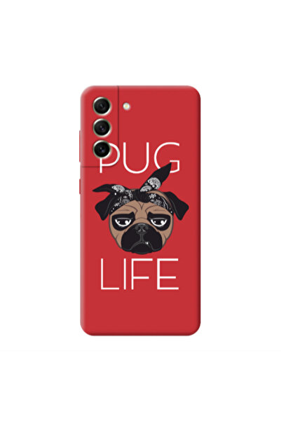 Other Samsung S22 Pug Life Red Colored Silicone TPU Θήκη