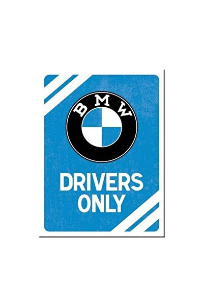 Nostalgic Art Nostalgic-Art Magnet - BMW, metal, Drivers Only Blue, 6 x 8 x 0...