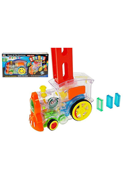 adar Locomotiva set domino multicolor 0x18x35cm pentru copii 3+