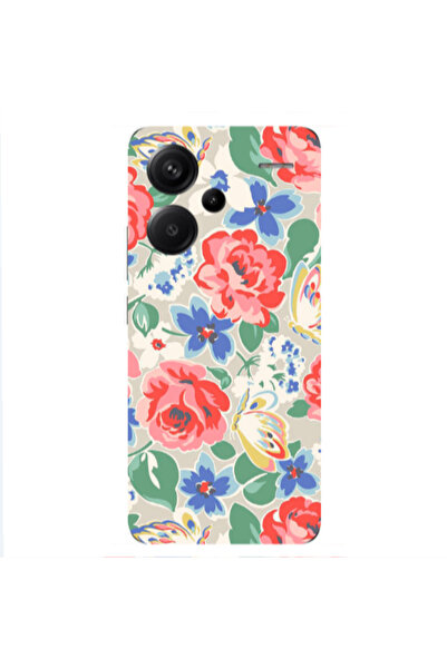 Other Xiaomi Redmi Note 13 Pro+ 5G Lady roses Transparent Silicone TPU Θήκη