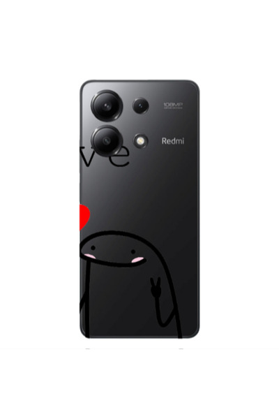 Other Xiaomi Redmi Note 13 4G Love 2 Transparent Silicone TPU Θήκη