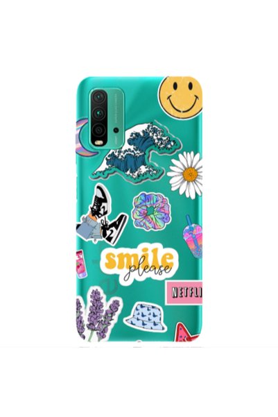 Other Xiaomi Redmi 9T Smile Moon Transparent Silicone TPU Θήκη