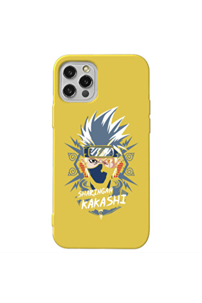 Other Apple iPhone 13 Pro Anime Mangoo Yellow Colored Silicone TPU Θήκη