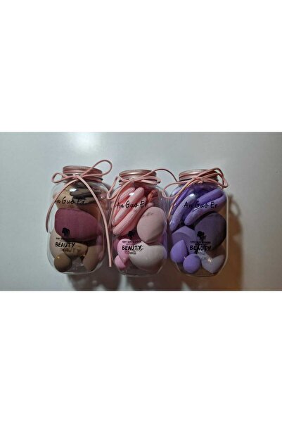 OEM Set de 15 bureței de machiaj beauty blender în diferite culori pentru fon...
