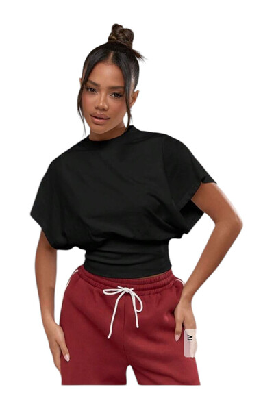OEM Tricou dama, negru, masura S