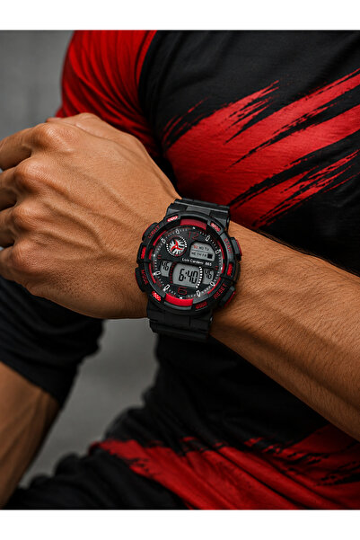 S.POLO Silicone Cord Men's Sports Wristwatch