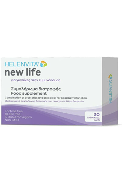 HELENVITA | New Life Συμπλήρωμα Διατροφής Για Την Εμμηνόπαυση | 30caps