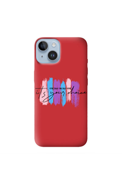 Other Apple iPhone 14 Plus One Day Or Day One Red Colored Silicone TPU Θήκη