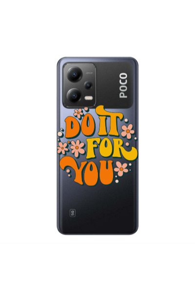 Other Xiaomi Poco X5 Do it For You Transparent Silicone TPU Θήκη