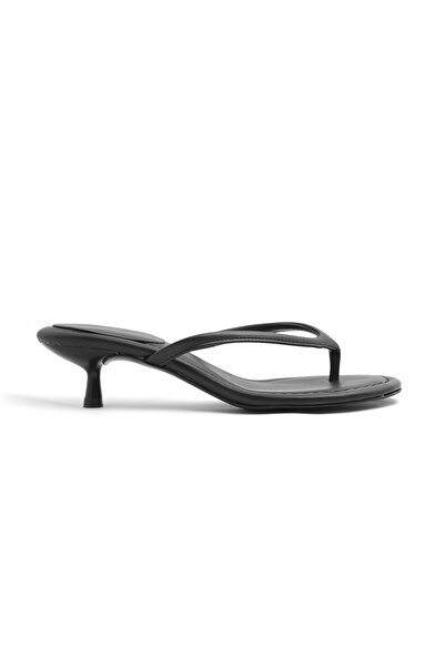 PELLEVA Duru Women's Comfortable Sole New Season Faux Leather Short Heeled Fl...