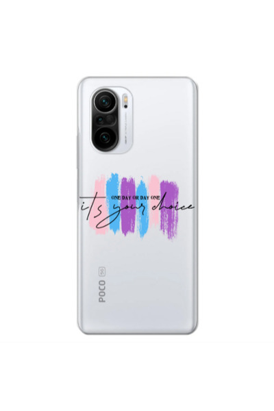 Other Xiaomi Poco F3 One Day Or Day One Transparent Silicone TPU Θήκη