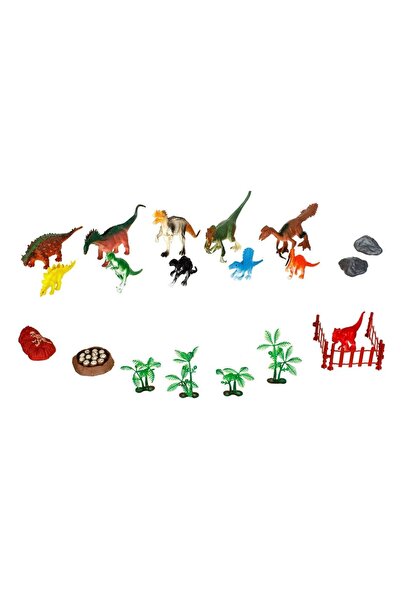 Z Store Set de jucării dinozauri din plastic - 42 de piese!