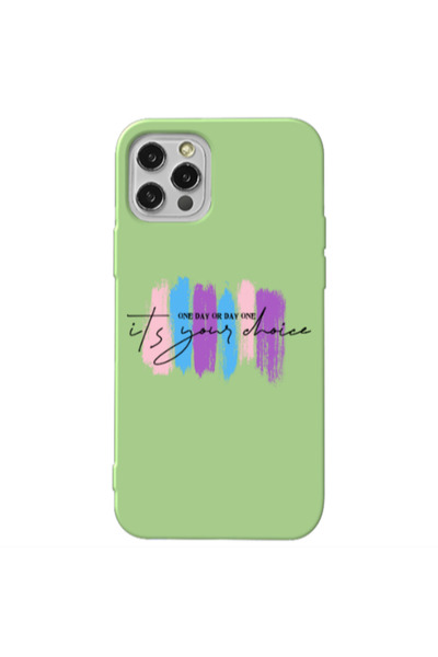 Other Apple iPhone 12 Pro One Day Or Day One Light Green Colored Silicone TPU...