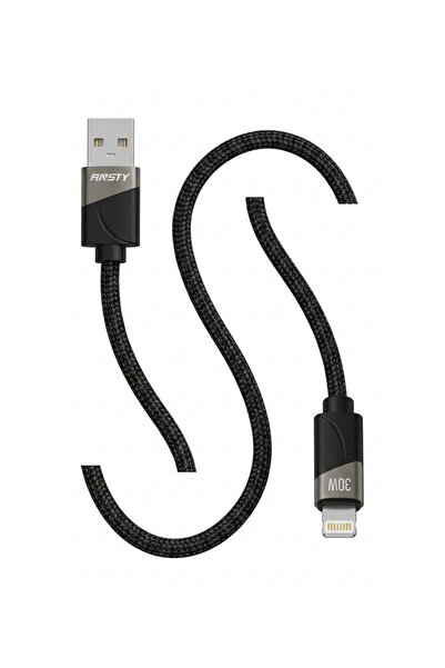 ANSTY iPhone Super Fast Charger with USB End 30W (1 meter) - Fire-Resistant S...