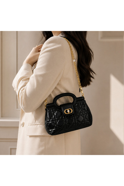 Diolut luxurious black bag