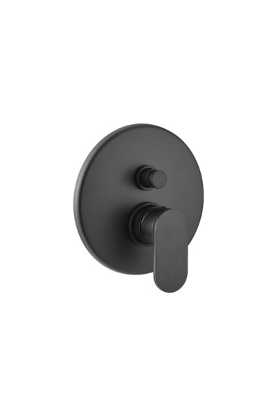 ARMANDO VICARIO Slim Black Matt Μίκτης Εντοιχισμού 2 Εξόδων με Εκτροπέα 50005...