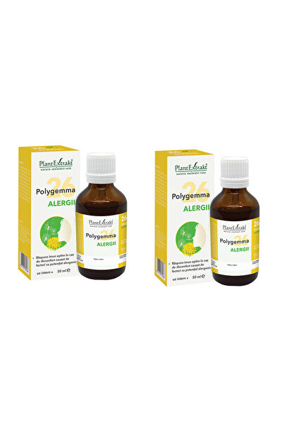 Plantextrakt Pachet Polygemma 26 (Alergii) 50ml + Polygemma 26 (Alergii) 50ml