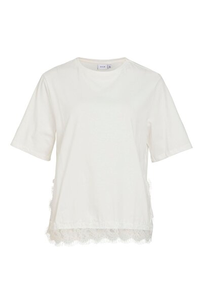 VILA T-Shirt VIVIGDIS Spitzen