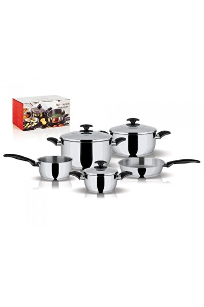 Pyramis Gourmet Inox Σετ Μαγειρικών Σκευών (5+3 Τεμάχια)