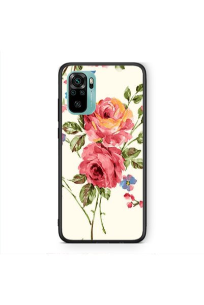 Other Xiaomi Redmi Note 10 4G Violet and rose Black Glossy Θήκη