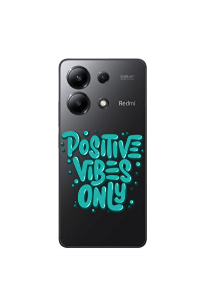 Other Xiaomi Redmi Note 13 4G Positive Vibes Only Transparent Silicone TPU Θήκη