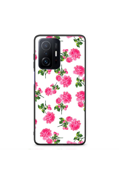 Other Xiaomi Redmi Note 11 T Roses White Black Glossy Θήκη