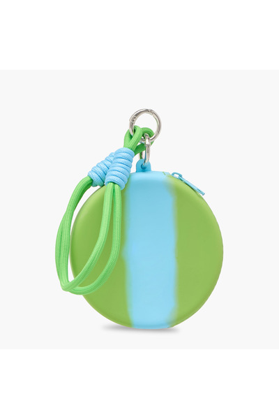 Lifestyle Bag Charm with Stripe Print