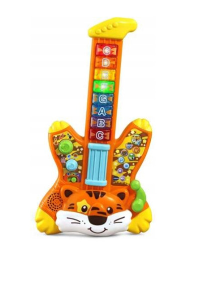 OEM Instrument muzical de jucarie, Vtech, Gitara Veselului Tigru, 8 butoane i...