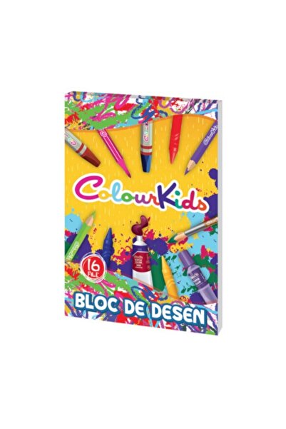 MC Micostore Μπλοκ με σχέδια Α4 Color Kids, BD-A4161CK, 16 φύλλα, 110γρ/τμ