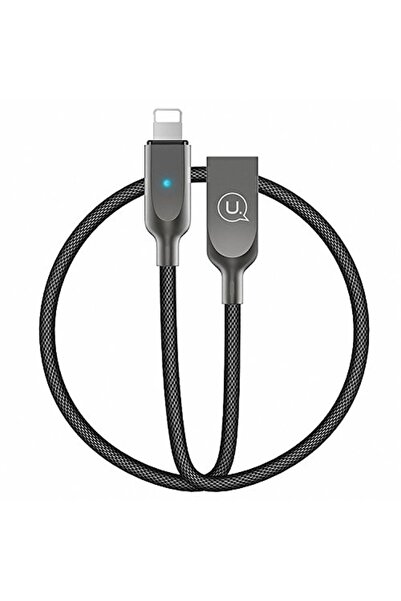 Usams Cablu U-Sun USB-A la Lightning 1.9m Negru