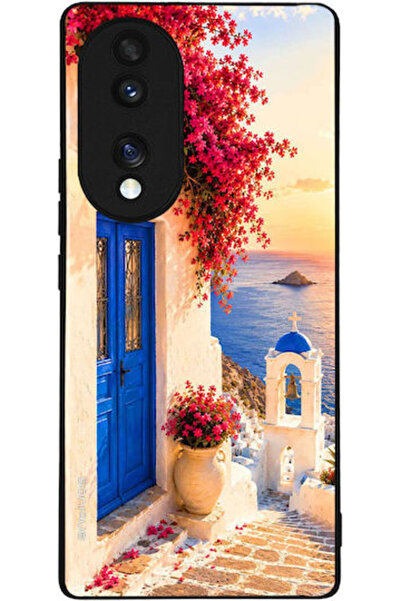 Other Σονίκ Σειρά Μούσα Ελληνικών Νησιών Θήκη Honor 70 5G Ηλιοβασίλεμα Σαντορ...