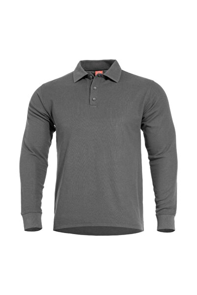 Pentagon Μακρυμάνικο Polo Aniketos Wolf Grey XL