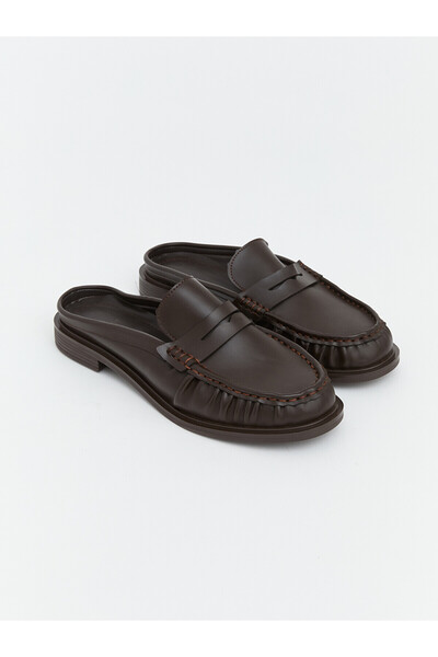 LC Waikiki Peak New Season Leather Look Women's Slippers