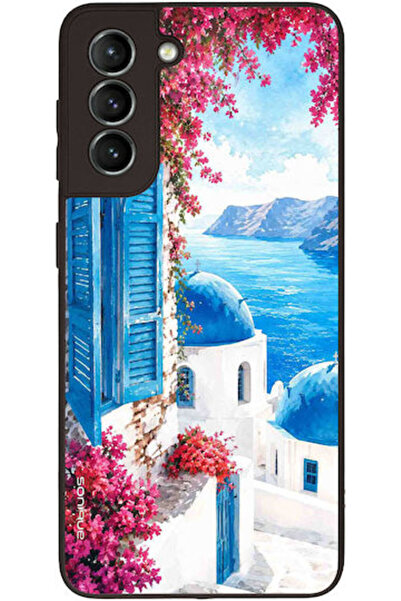 Other Σονίκ Σειρά Μούσα των Ελληνικών Νησιών Samsung Galaxy S21 Θήκη Σαντορίν...
