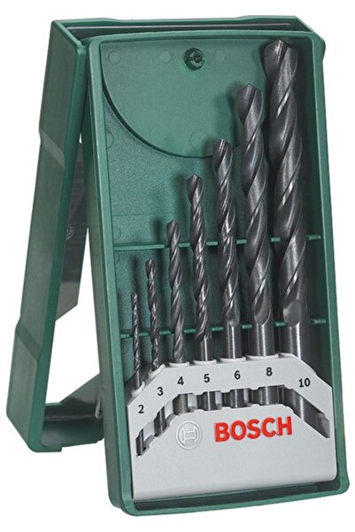 Bosch X-Line Mini 7 Prç Metal Matkap Ucı Set Ø 3-10 mm Hassas Delme İçin Prat...