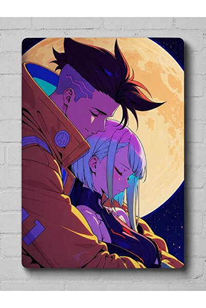 Zest Store Cyberpunk 2077 Cyberpunk Edgerunners Oyun Anime Dekoratif MDF Tablo