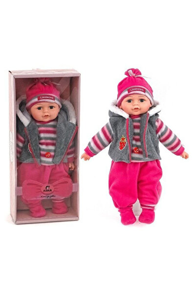 adar Papusa bebelus ADAR, canta si vorbeste in limba poloneza, 35 cm, din vin...
