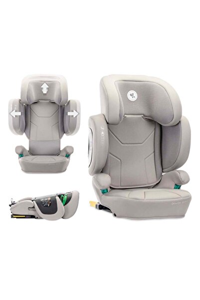 LORELLİ GrowGo i-Size ISOFIX Katlanabilir Oto Koltuğu (100-150 cm | 3-12 Yaş) - Gri