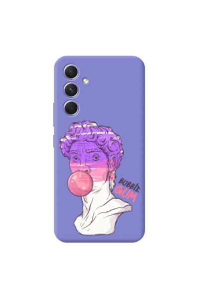 Other Samsung A56 Pin Bubble Purple Colored Silicone TPU Θήκη