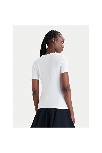 VERSACE JEANS COUTURE Γυναικείο T-Shirt 80HAHT00 CJ03T Λευκό