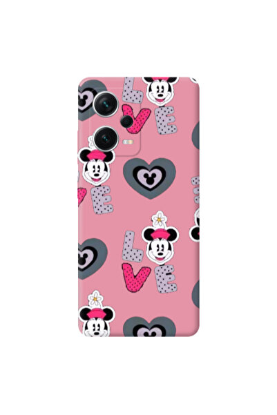 Other Xiaomi Poco X5 Minnie Pink Colored Silicone TPU Θήκη