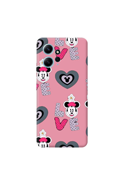 Other Xiaomi Redmi Note 12 4G Minnie Pink Colored Silicone TPU Θήκη